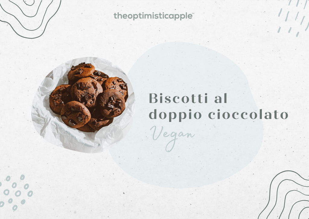 Biscotti vegani al doppio cioccolato